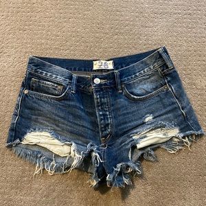 Free people denim festival, shorts, size 26